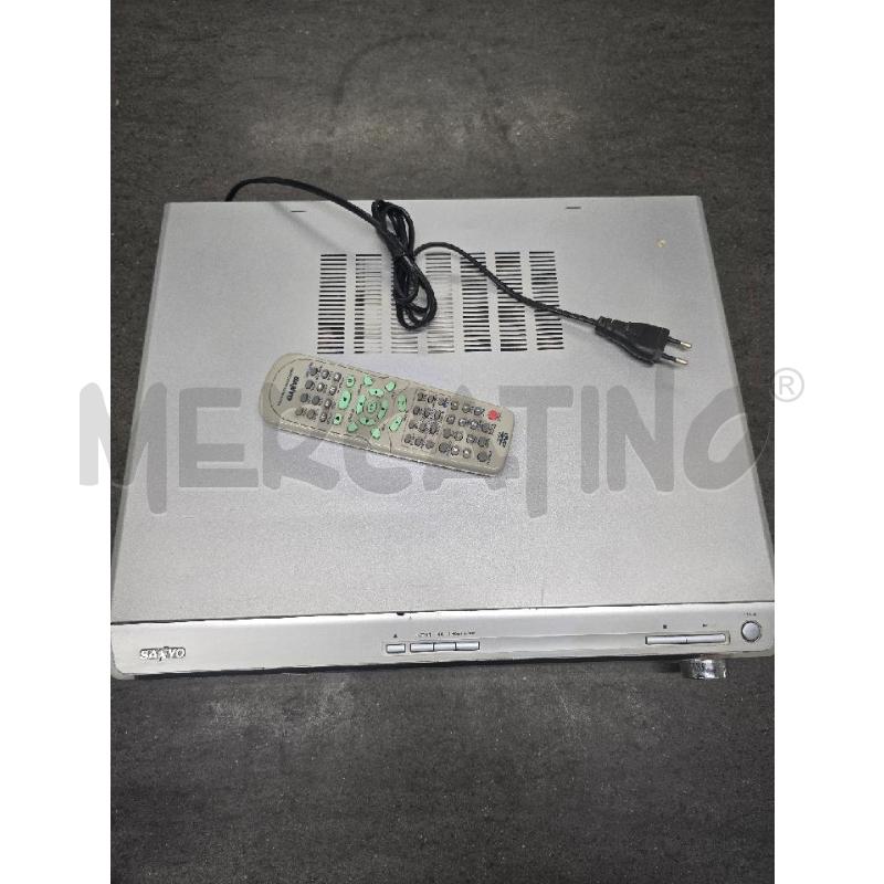 LETTORE DVD SANYO GRIGIO CON TELECOMANDO | Mercatino dell'Usato Acerra 1