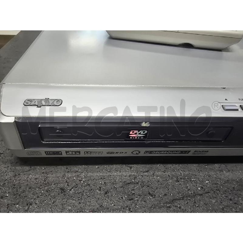 LETTORE DVD SANYO GRIGIO CON TELECOMANDO | Mercatino dell'Usato Acerra 2