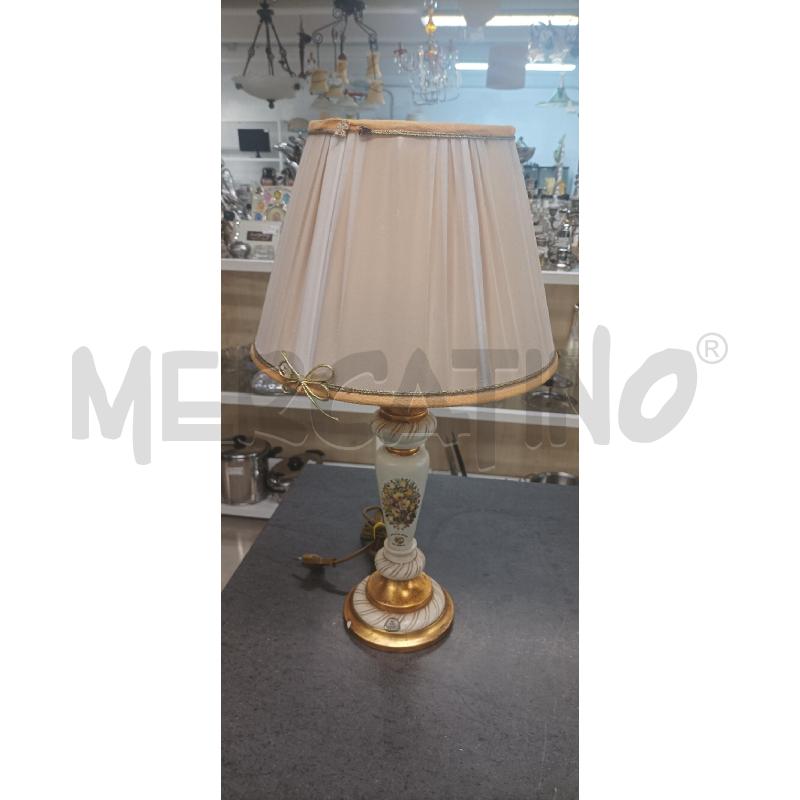 LUME DORATO BEIGE FIORI DA RIVEDERE | Mercatino dell'Usato Acerra 1