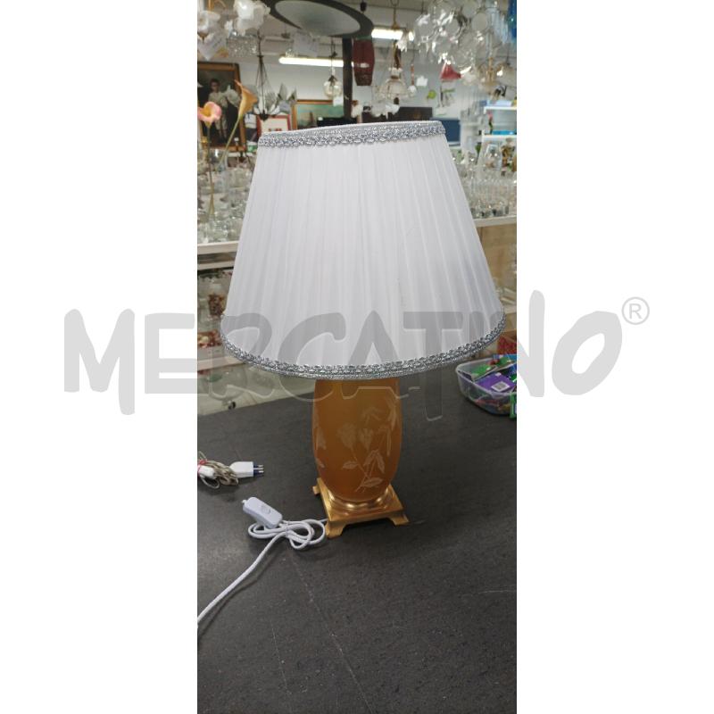 LUME GIALLO DEC. FIORE BASE DORATO | Mercatino dell'Usato Acerra 1