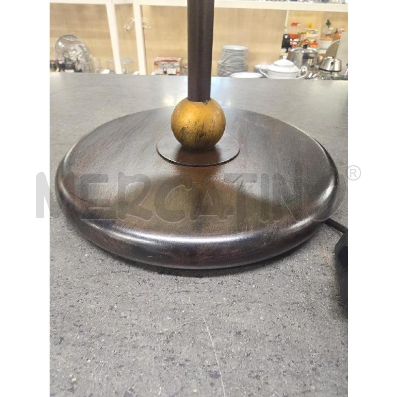 LUME GRANDE BASE MARRONE COPPA ARANCIONE | Mercatino dell'Usato Acerra 2