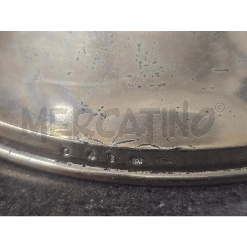 LUME GRANDE BIANCO FIORELLINI BASE DORATA | Mercatino dell'Usato Acerra 5