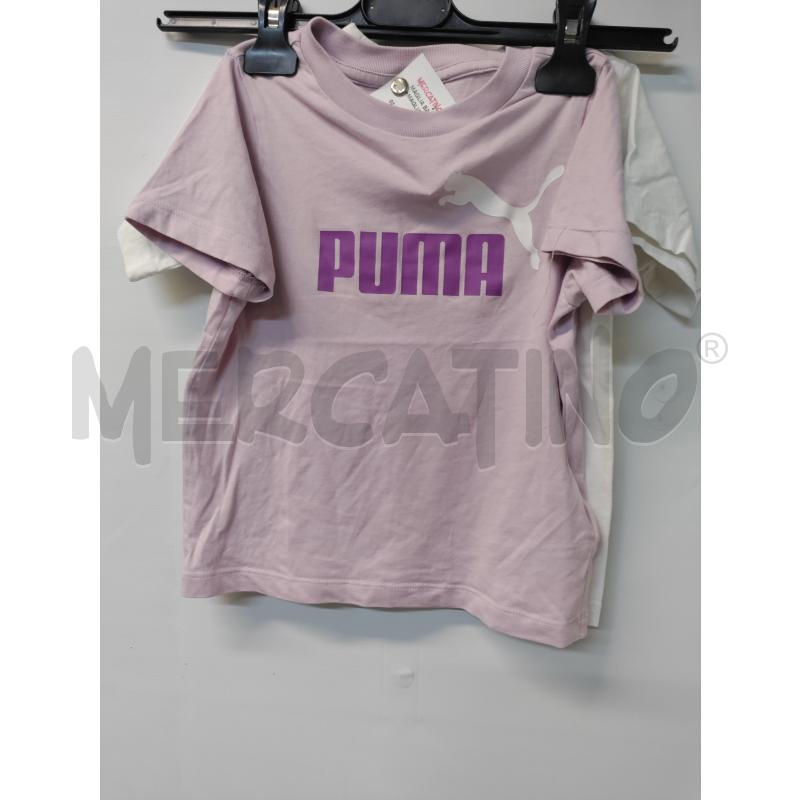 MAGLIA BAMBINA ADIDAS +MAGLIA PUMA VIOLABIANCO ROSA | Mercatino dell'Usato Acerra 1