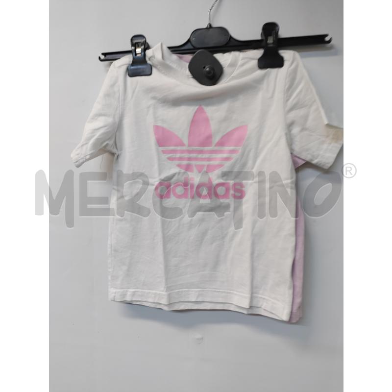 MAGLIA BAMBINA ADIDAS +MAGLIA PUMA VIOLABIANCO ROSA | Mercatino dell'Usato Acerra 2