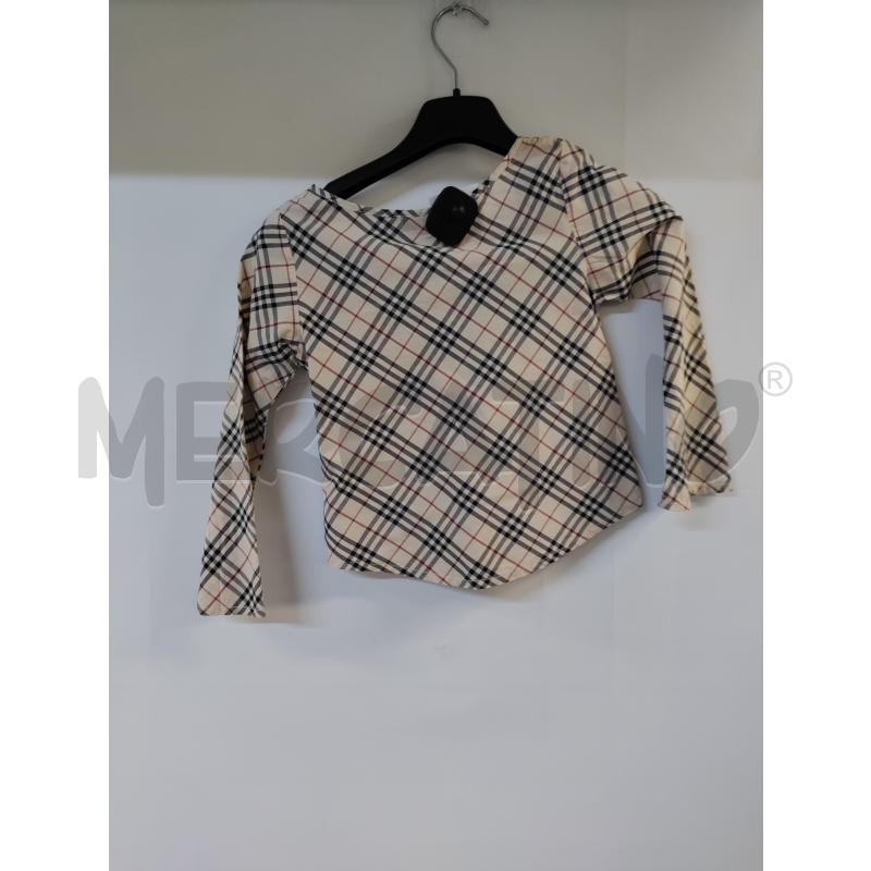 MAGLIA BAMBINA BURBERRY BEIGE NERO ROSSO | Mercatino dell'Usato Acerra 2