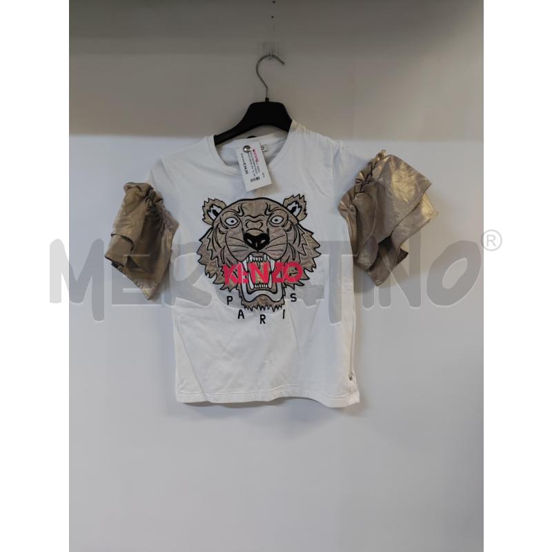 MAGLIA BAMBINA KENZO BIANCO BEIGE LEONE | Mercatino dell'Usato Acerra 1