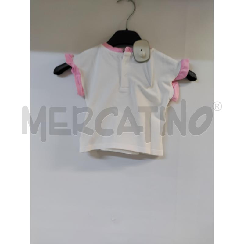 MAGLIA BAMBINA MOSCHINO BIANCO ROSA | Mercatino dell'Usato Acerra 2