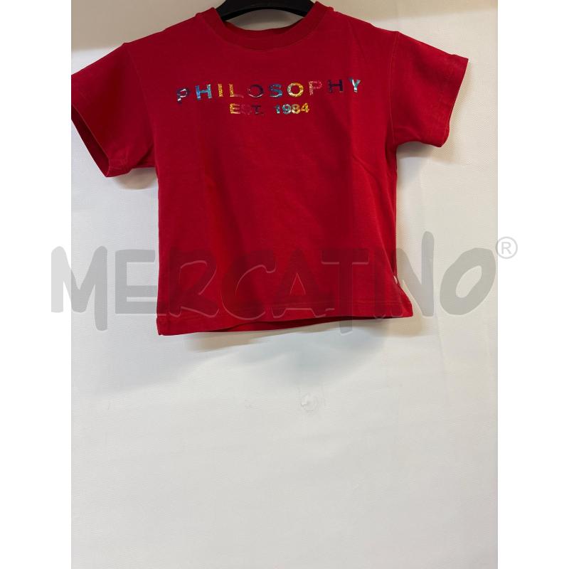 MAGLIA BAMBINA PHILOSOPHY ROSSO | Mercatino dell'Usato Acerra 1