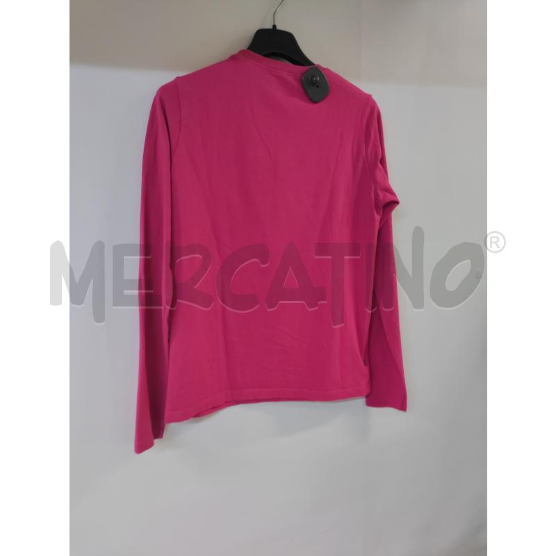 MAGLIA BAMBINA VICOLO FUXIA SCRITTA NERO | Mercatino dell'Usato Acerra 2