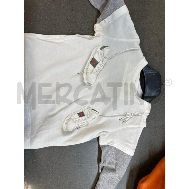 MAGLIA BAMBINO GUCCI BIANCO SCARPETTE | Mercatino dell'Usato Acerra 1