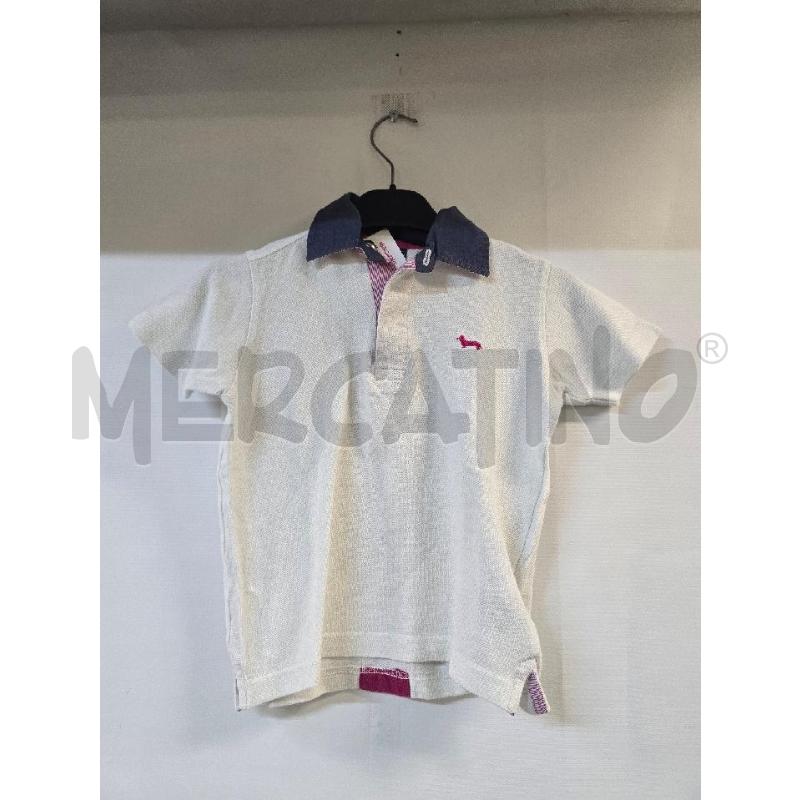 MAGLIA BAMBINO HARMONT&BLAINE BIANCO BLU | Mercatino dell'Usato Acerra 1