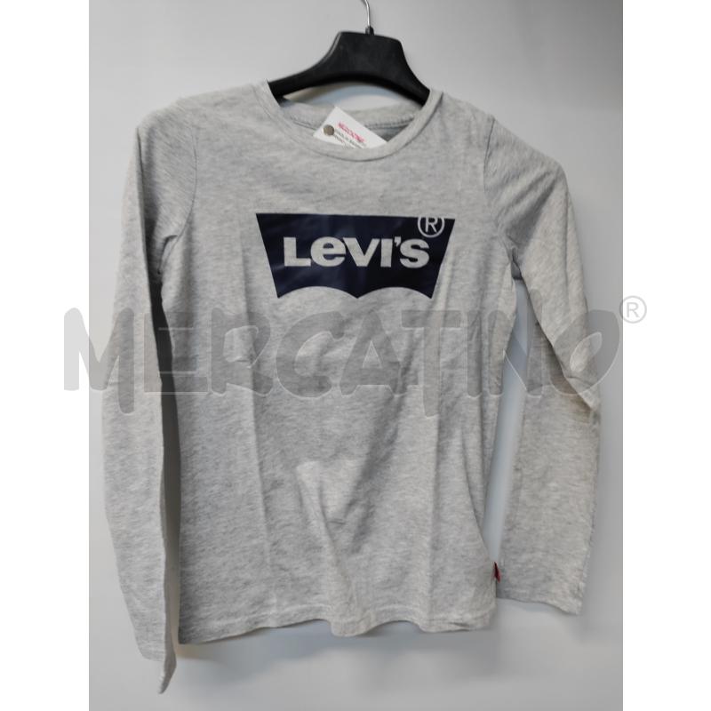 MAGLIA BAMBINO LEVIS GRIGIO LOGO BLU | Mercatino dell'Usato Acerra 1