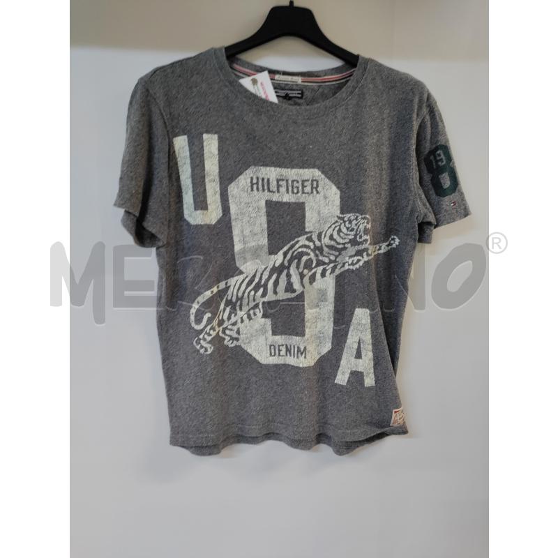 MAGLIA BAMBINO TOMMY HILFIGER GRIGIO BIANCO | Mercatino dell'Usato Acerra 1