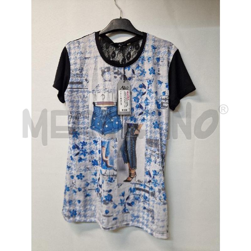 MAGLIA DONNA AKÈ DISEGNO SCHIENA RICAMATA NERO | Mercatino dell'Usato Acerra 1