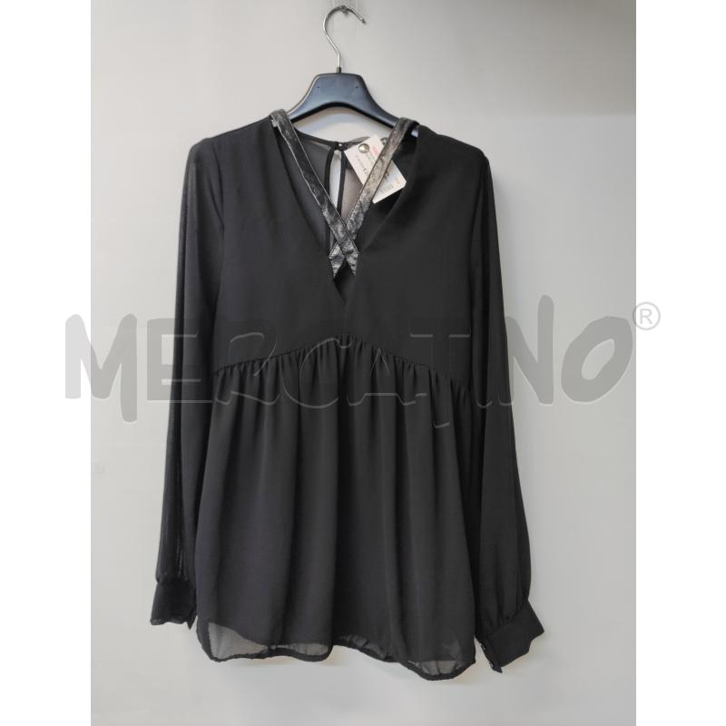 MAGLIA DONNA ANNARITAN NERO VELO  | Mercatino dell'Usato Acerra 1
