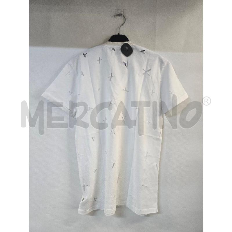 MAGLIA DONNA ARMANI EXCHANGE BIANCO LETTERE TRAFORATE | Mercatino dell'Usato Acerra 2