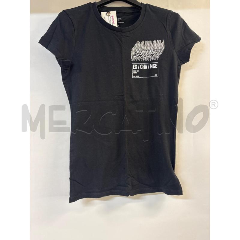 MAGLIA DONNA ARMANI EXCHANGE NERO | Mercatino dell'Usato Acerra 1
