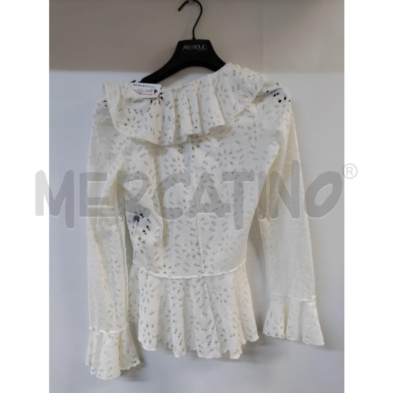 MAGLIA DONNA BIANCO DESIGUAL  | Mercatino dell'Usato Acerra 2
