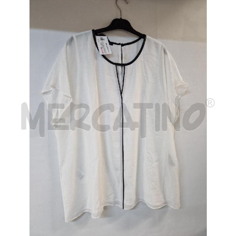 MAGLIA DONNA BIANCO NERO FIORELLA RUBINO | Mercatino dell'Usato Acerra 1