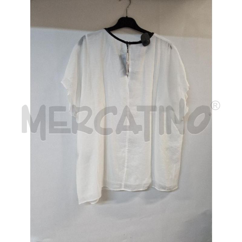 MAGLIA DONNA BIANCO NERO FIORELLA RUBINO | Mercatino dell'Usato Acerra 2