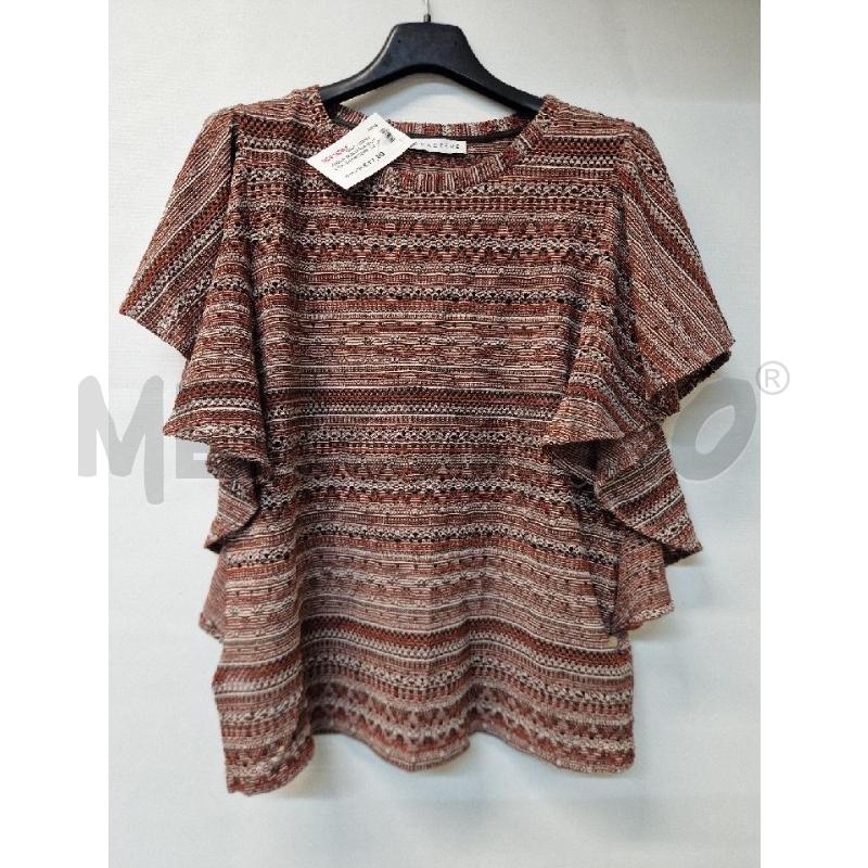 MAGLIA DONNA BIANCO ROSSO CARACTERE | Mercatino dell'Usato Acerra 1