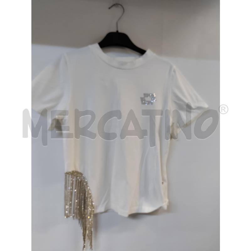 MAGLIA DONNA BIANCO STRASS LOTTO1 | Mercatino dell'Usato Acerra 1