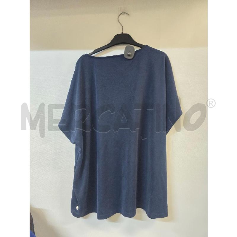 MAGLIA DONNA BLU ELENA MIRO BOTTONI SPALLE | Mercatino dell'Usato Acerra 2