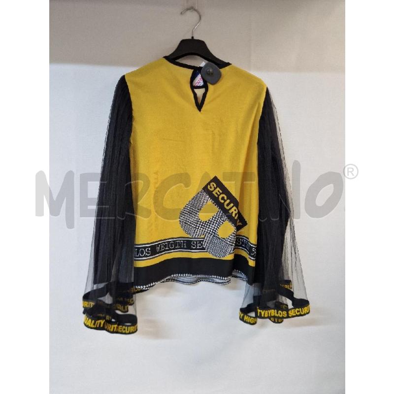 MAGLIA DONNA BYBLOS GIALLO NERO | Mercatino dell'Usato Acerra 2