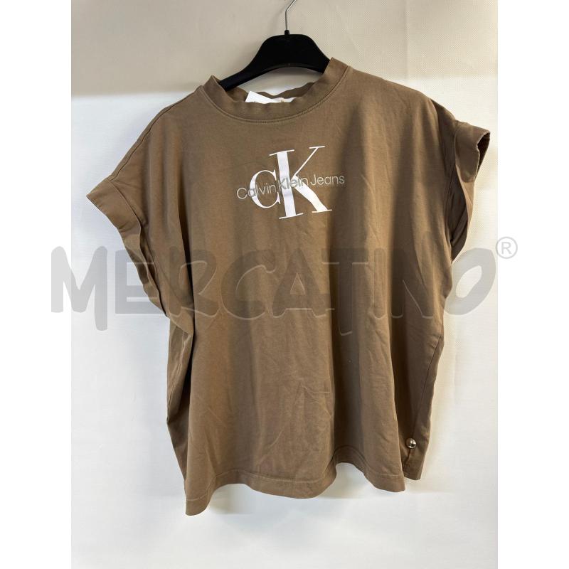MAGLIA DONNA CALVIN KLEIN JEANS MARRONE | Mercatino dell'Usato Acerra 1
