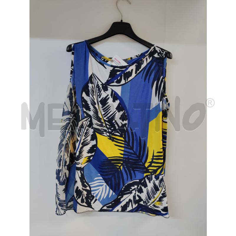 MAGLIA DONNA CAMOMILLA BLU GIALLO | Mercatino dell'Usato Acerra 1