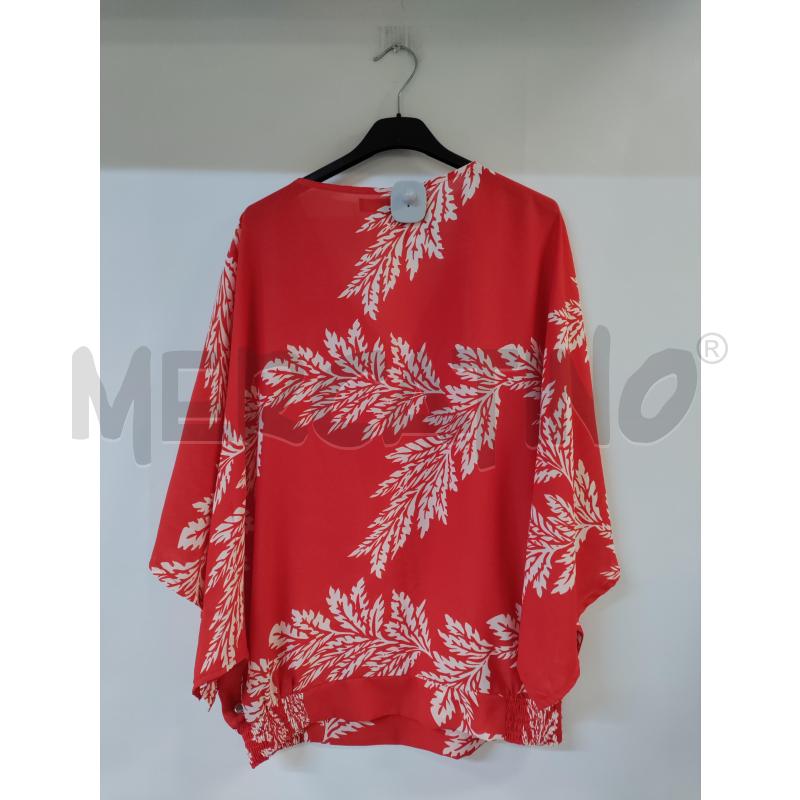 MAGLIA DONNA CAMOMILLA ROSSO BIANCO | Mercatino dell'Usato Acerra 2