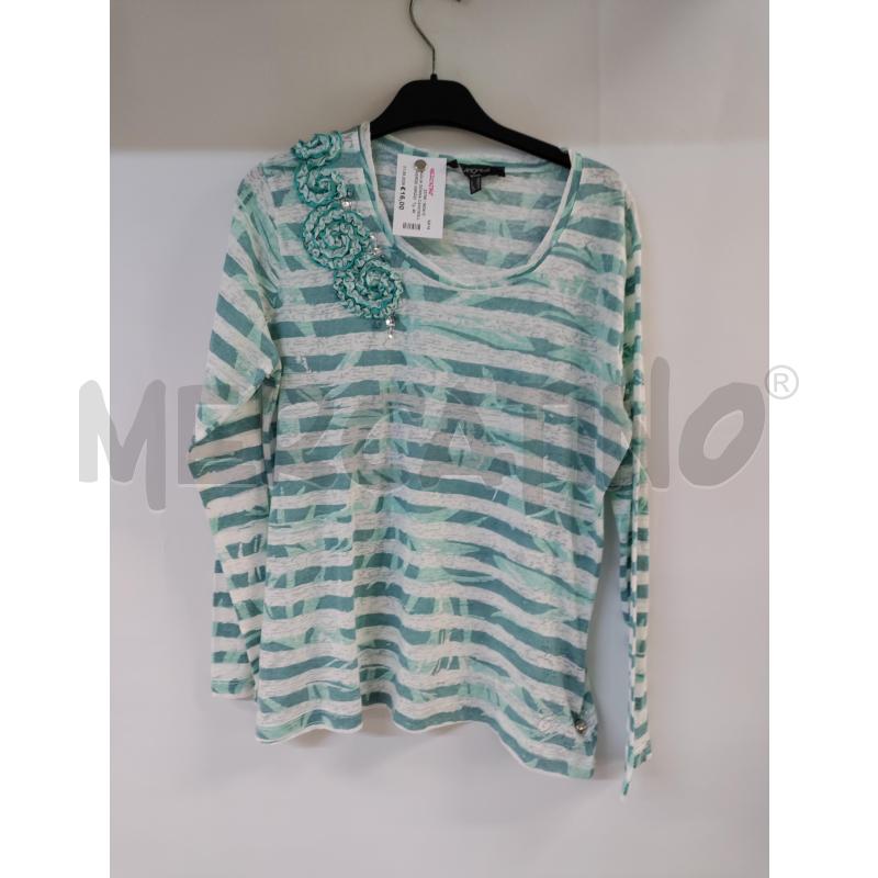 MAGLIA DONNA CAMOMILLA VERDE GRIGIO | Mercatino dell'Usato Acerra 1