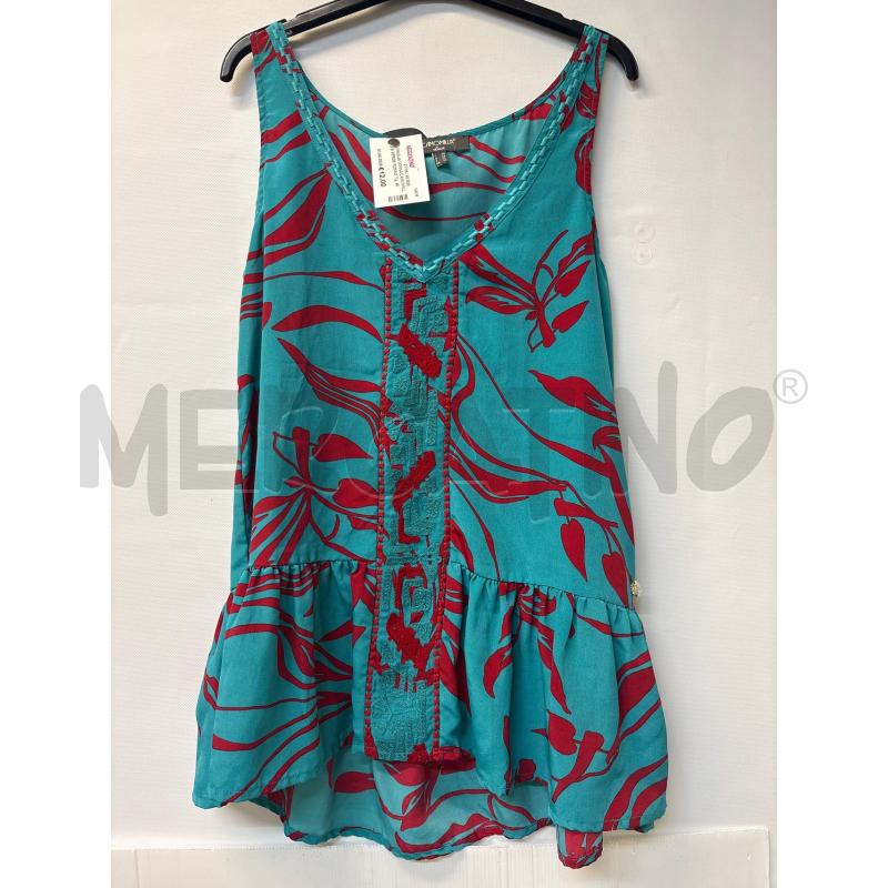 MAGLIA DONNA CAMOMILLA VERDE ROSSO | Mercatino dell'Usato Acerra 1