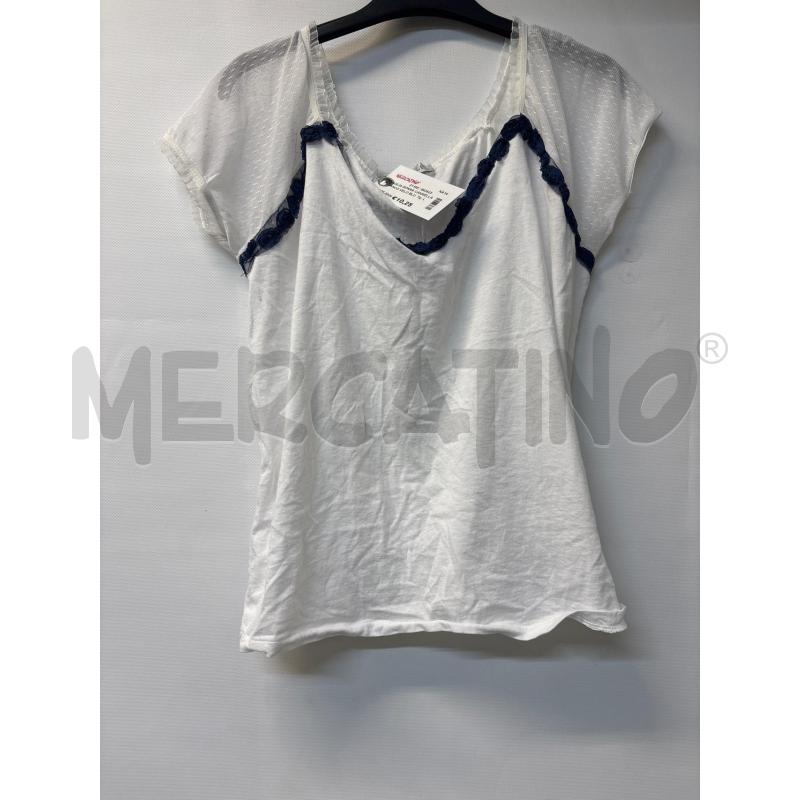 MAGLIA DONNA CANNELLA BIANCO VELO BLU | Mercatino dell'Usato Acerra 1