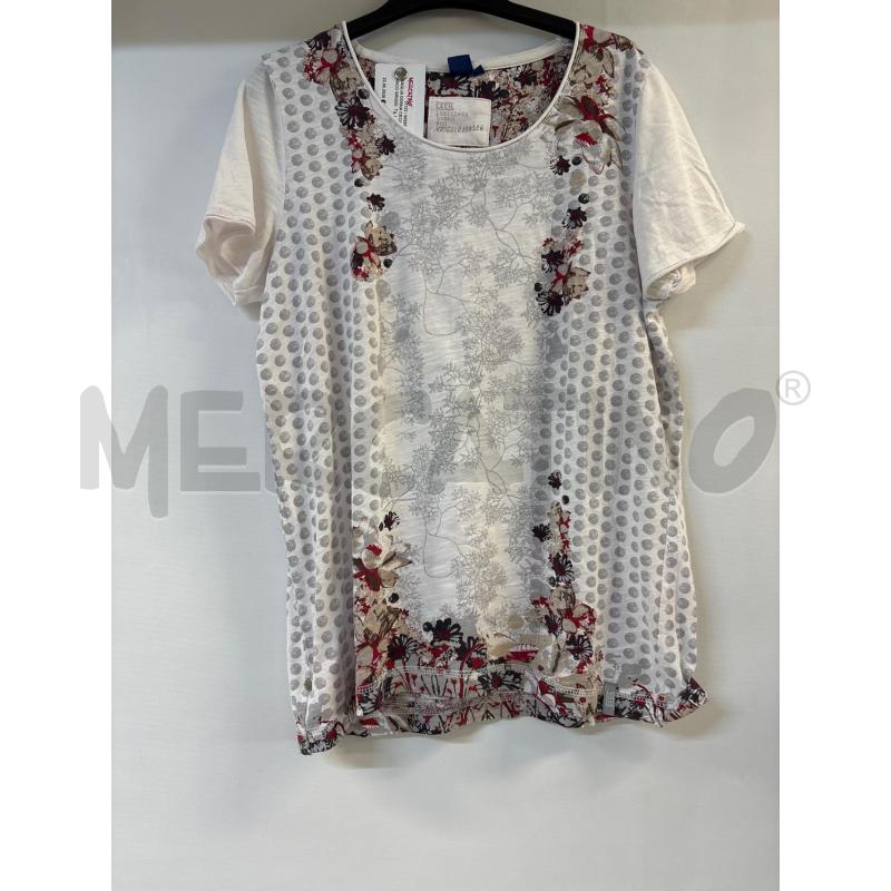 MAGLIA DONNA CECIL BIANCO GRIGIO | Mercatino dell'Usato Acerra 1