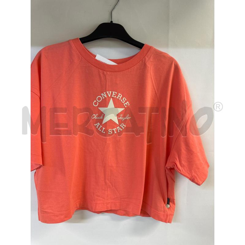 MAGLIA DONNA CONVERSE ARANCIONE  | Mercatino dell'Usato Acerra 1
