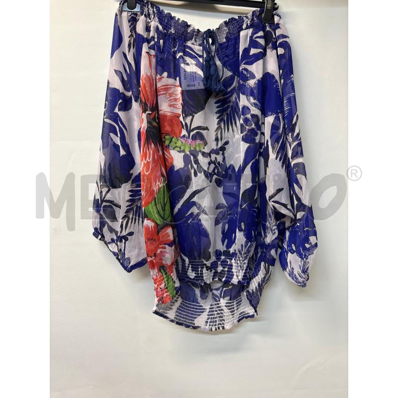 MAGLIA DONNA DESIGUAL BLU BIANCO VELO | Mercatino dell'Usato Acerra 1