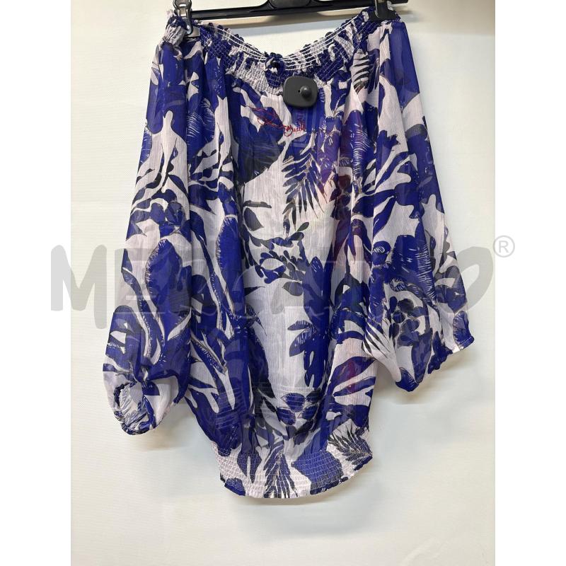 MAGLIA DONNA DESIGUAL BLU BIANCO VELO | Mercatino dell'Usato Acerra 2
