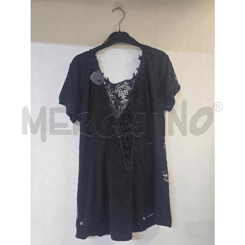 MAGLIA DONNA DESIGUAL NERO GRIGIO | Mercatino dell'Usato Acerra 2