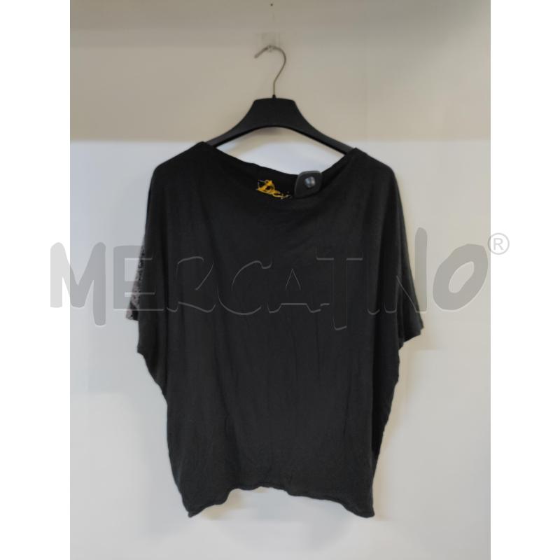 MAGLIA DONNA DESIGUAL NERO VERDE BLU | Mercatino dell'Usato Acerra 2