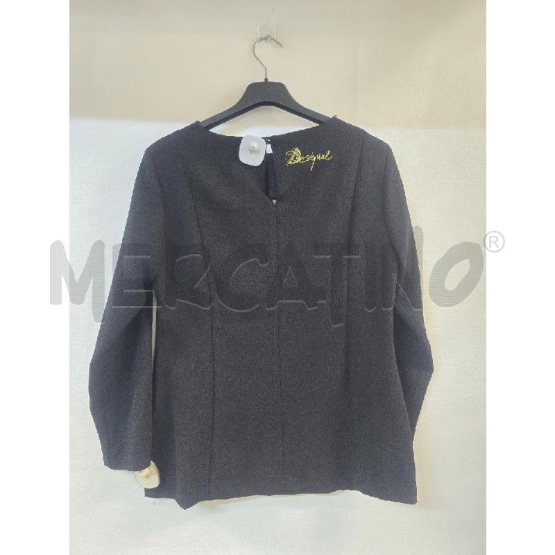 MAGLIA DONNA DESIGUAL NERO VERDE VIOLA | Mercatino dell'Usato Acerra 2
