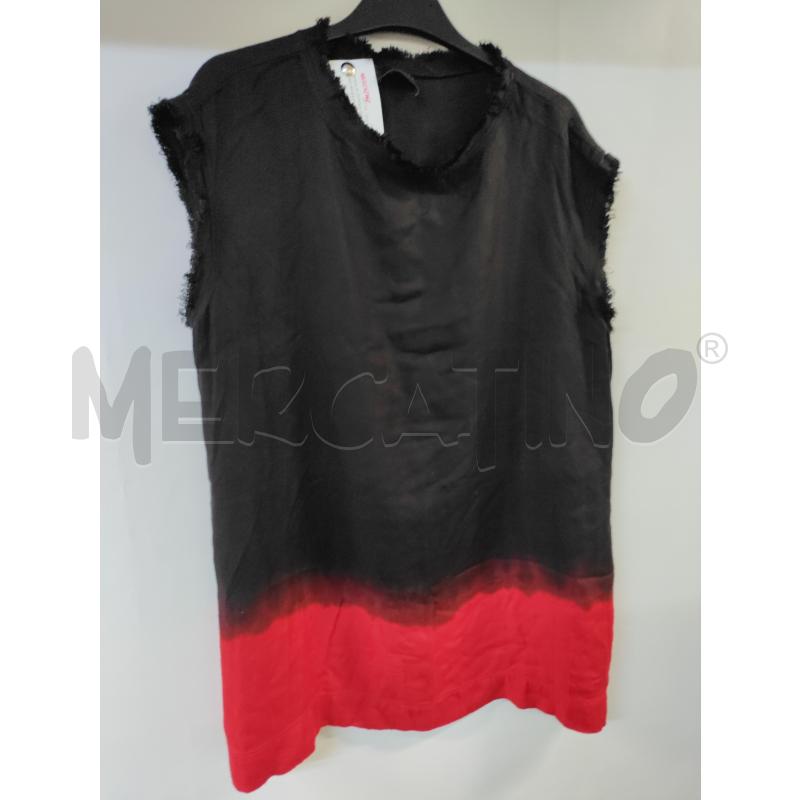 MAGLIA DONNA DIESEL NERO ROSSO | Mercatino dell'Usato Acerra 1