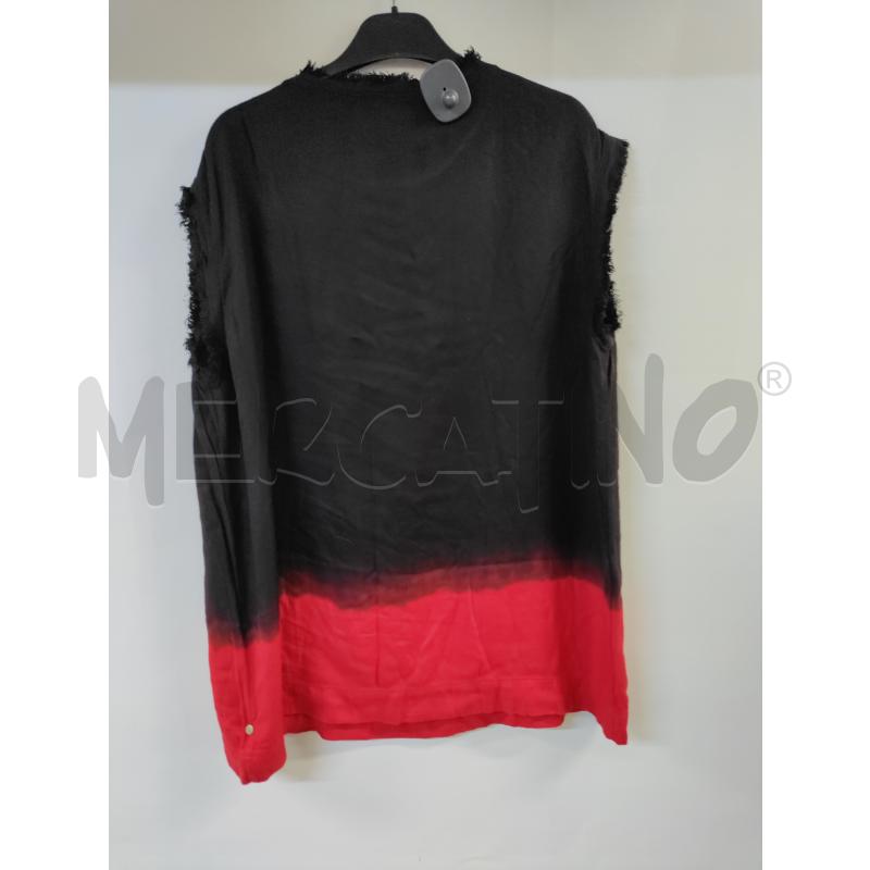 MAGLIA DONNA DIESEL NERO ROSSO | Mercatino dell'Usato Acerra 2
