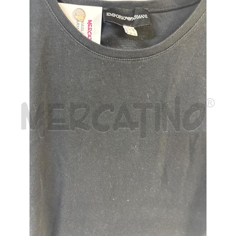 MAGLIA DONNA EMPORIO ARMANI NERO MANICA VELATA | Mercatino dell'Usato Acerra 2