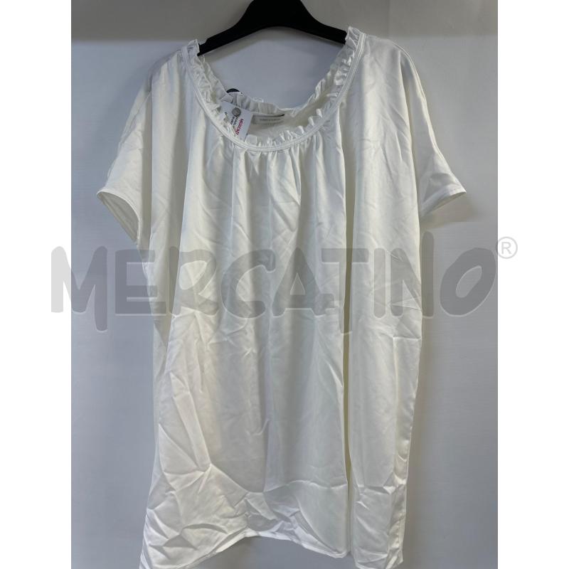 MAGLIA DONNA FIORELLA RUBINO BIANCO GIROMANICA | Mercatino dell'Usato Acerra 1