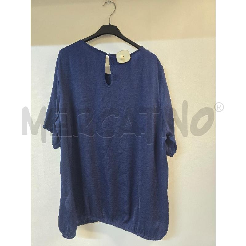 MAGLIA DONNA FIORELLA RUBINO BLU MOLLA MANICA | Mercatino dell'Usato Acerra 2