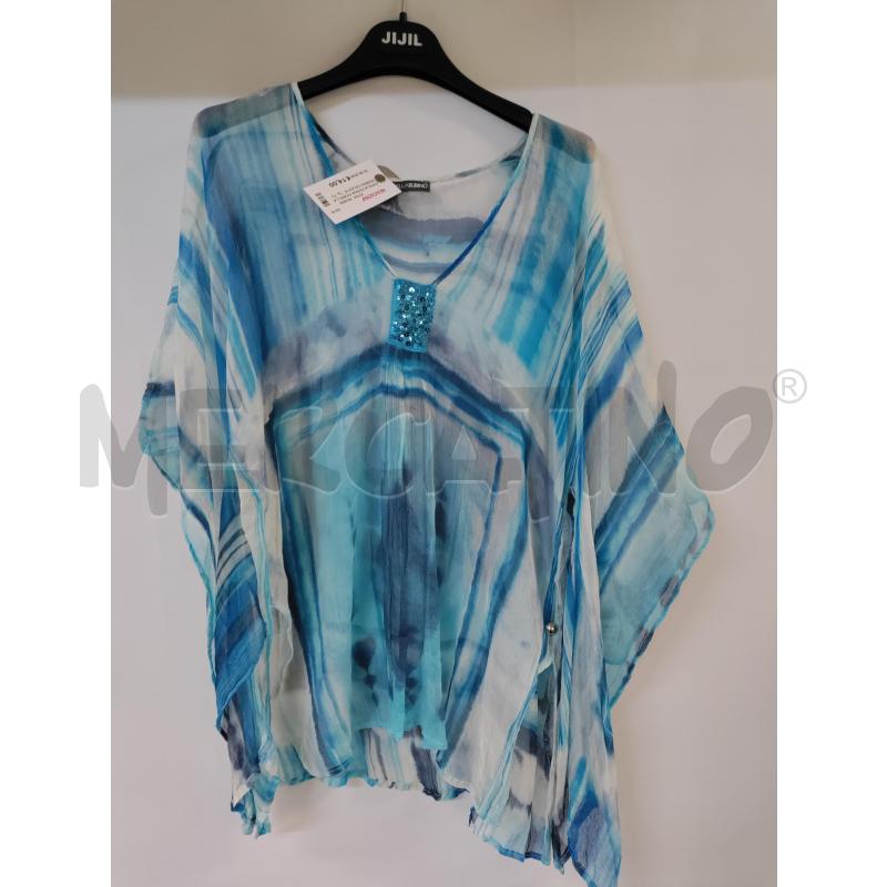 MAGLIA DONNA FIORELLA RUBINO CELESTE | Mercatino dell'Usato Acerra 1