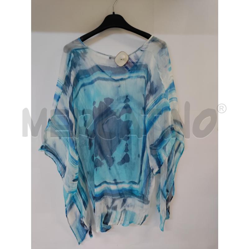MAGLIA DONNA FIORELLA RUBINO CELESTE | Mercatino dell'Usato Acerra 2