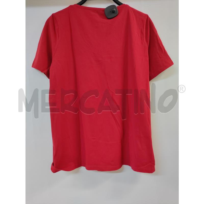MAGLIA DONNA FIORELLA RUBINO ROSSO CON STRASS | Mercatino dell'Usato Acerra 2