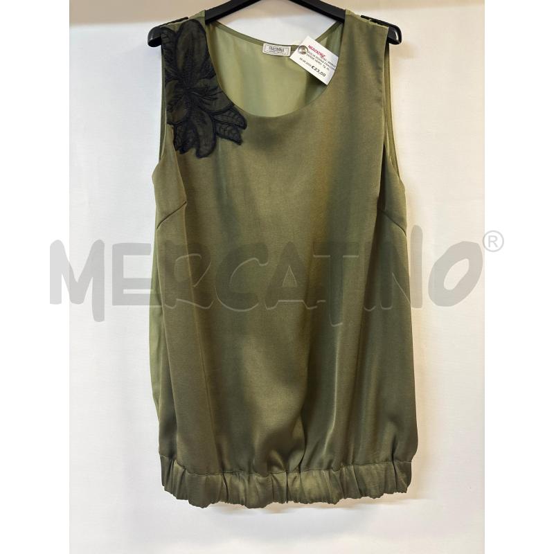 MAGLIA DONNA FRACOMINA VERDE NERO | Mercatino dell'Usato Acerra 1